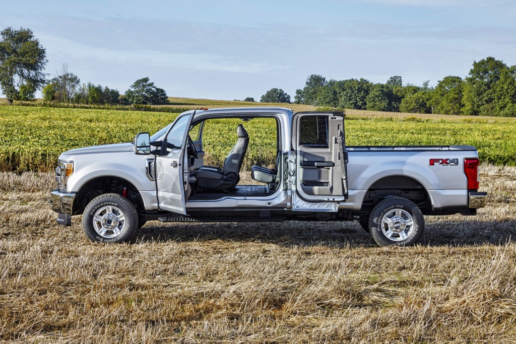 2017 Ford F-Series Super Duty with aluminum body