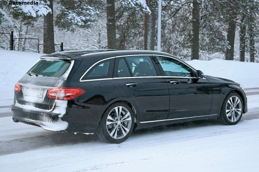 The first photos of the updated universal Mercedes-Benz C-Class