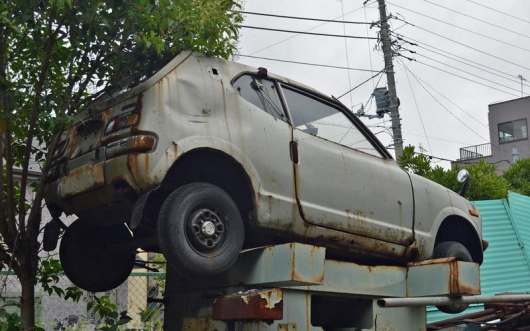 The beauty of the rusting bodies: pictures of car abandoned