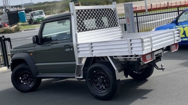 In New Zealand from Suzuki Jimny made a fun pickup