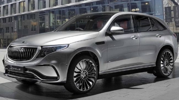 Electrocreaser Mercedes-Benz EQC received version in the style of Maybach