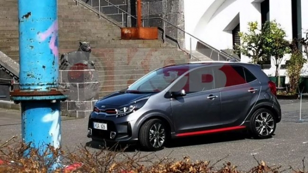 Updated Kia Picanto noticed on tests