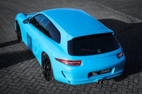 Porsche Boxster turned into a coupe-wagon