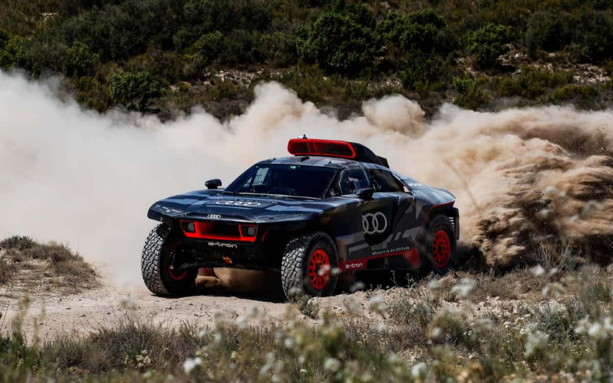 Audi spoke about testing a new SUV for the Dakar