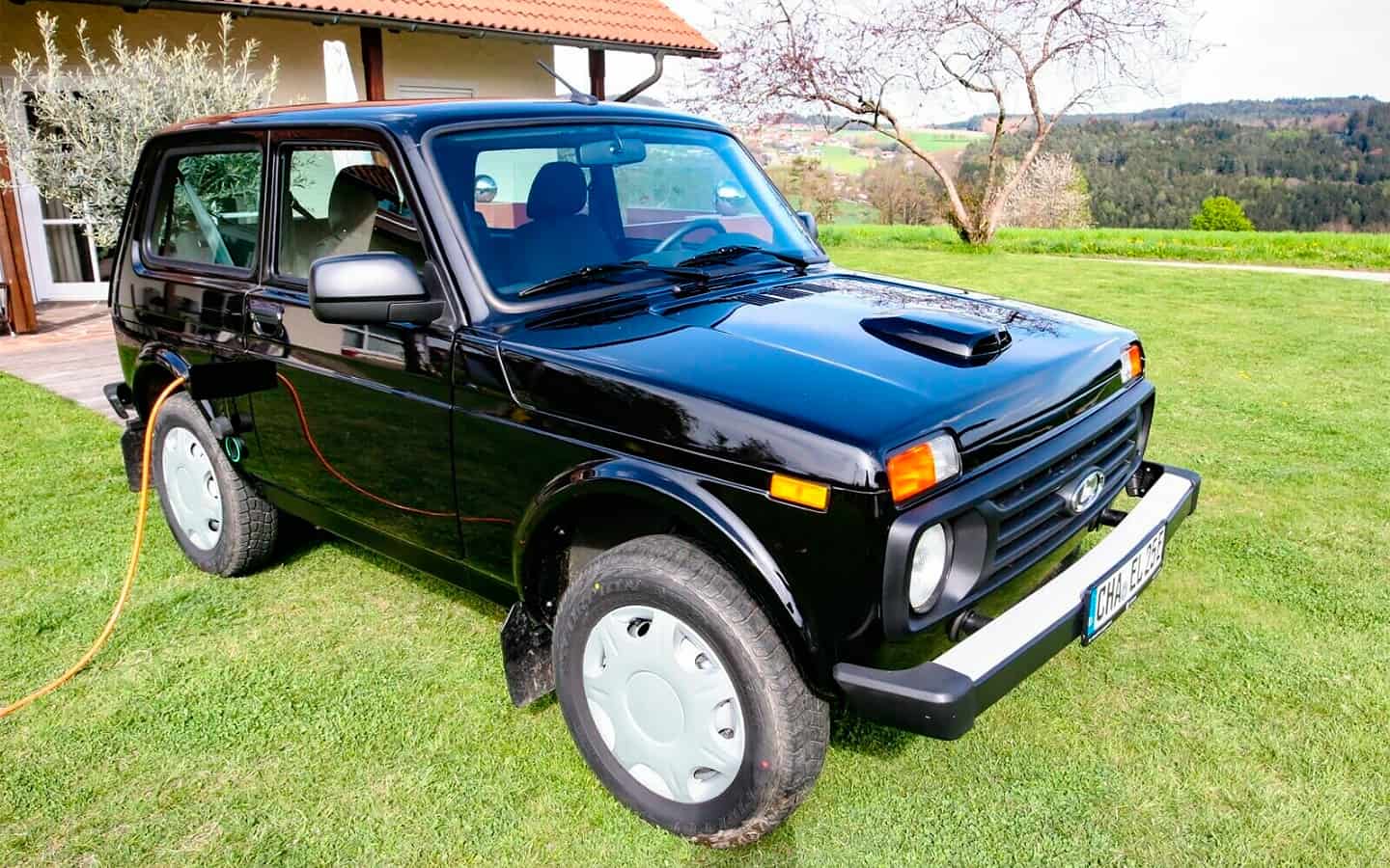 An electric Lada Niva has been developed in Germany. Photos and prices