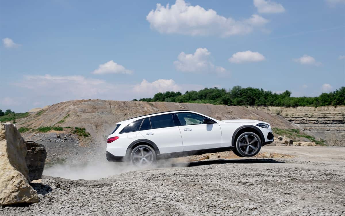 The new Mercedes C-Class received an off-road version