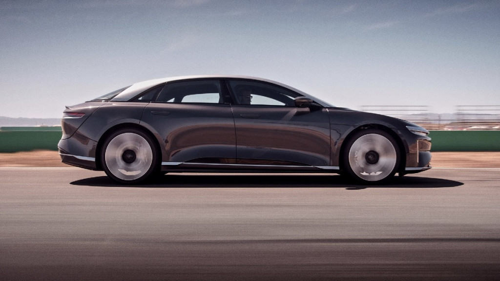 Competitor Tesla has released a 1065-horsepower electric car worth $179,000.