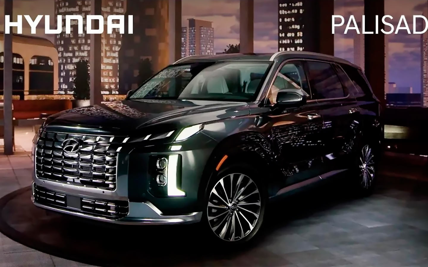 The appearance of the updated Hyundai Palisade was revealed before the premiere