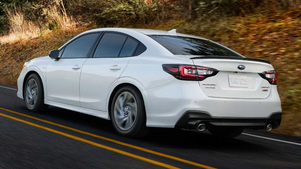 Subaru introduced the updated Legacy sedan