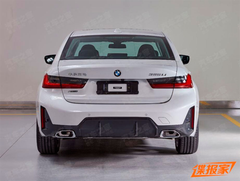 Published photos of the restyled BMW 3 series