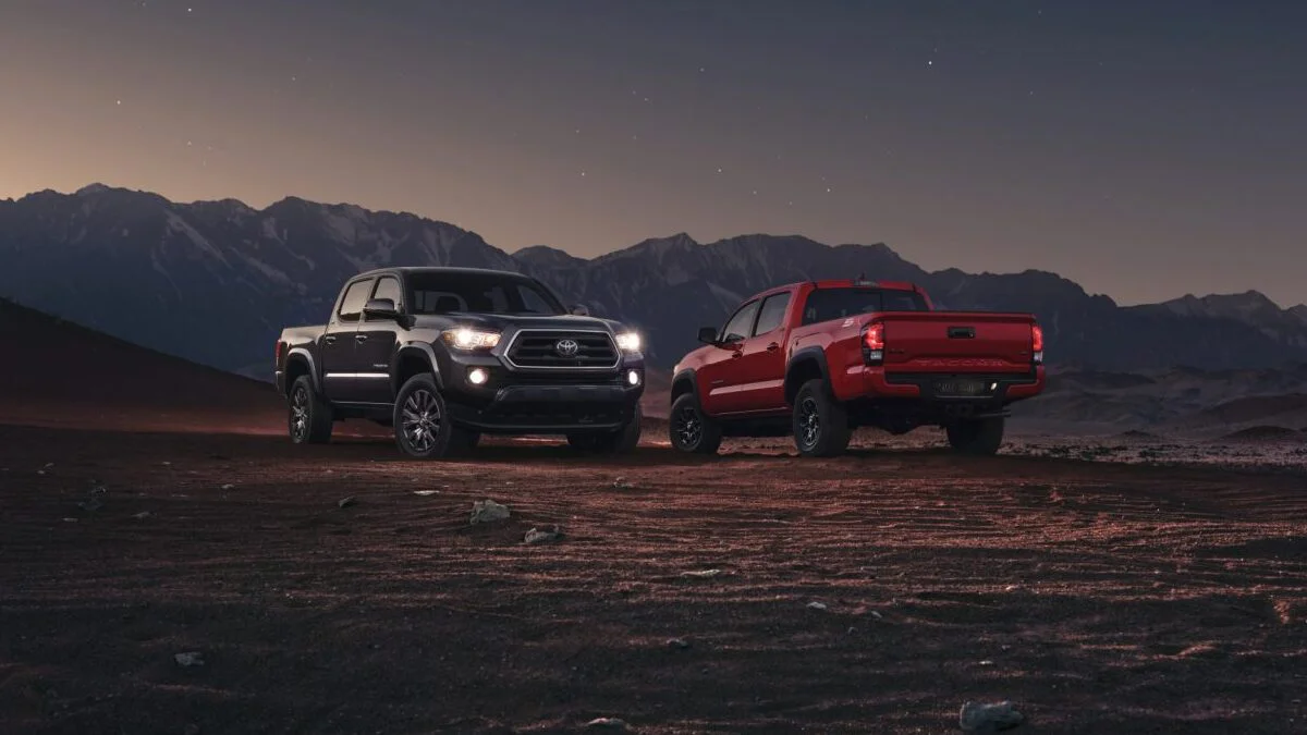 Toyota slightly updated the Tundra and Tacoma pickups in the US