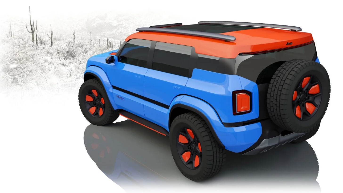New all-electric Jeep Renegade SUV revealed in first photo renders