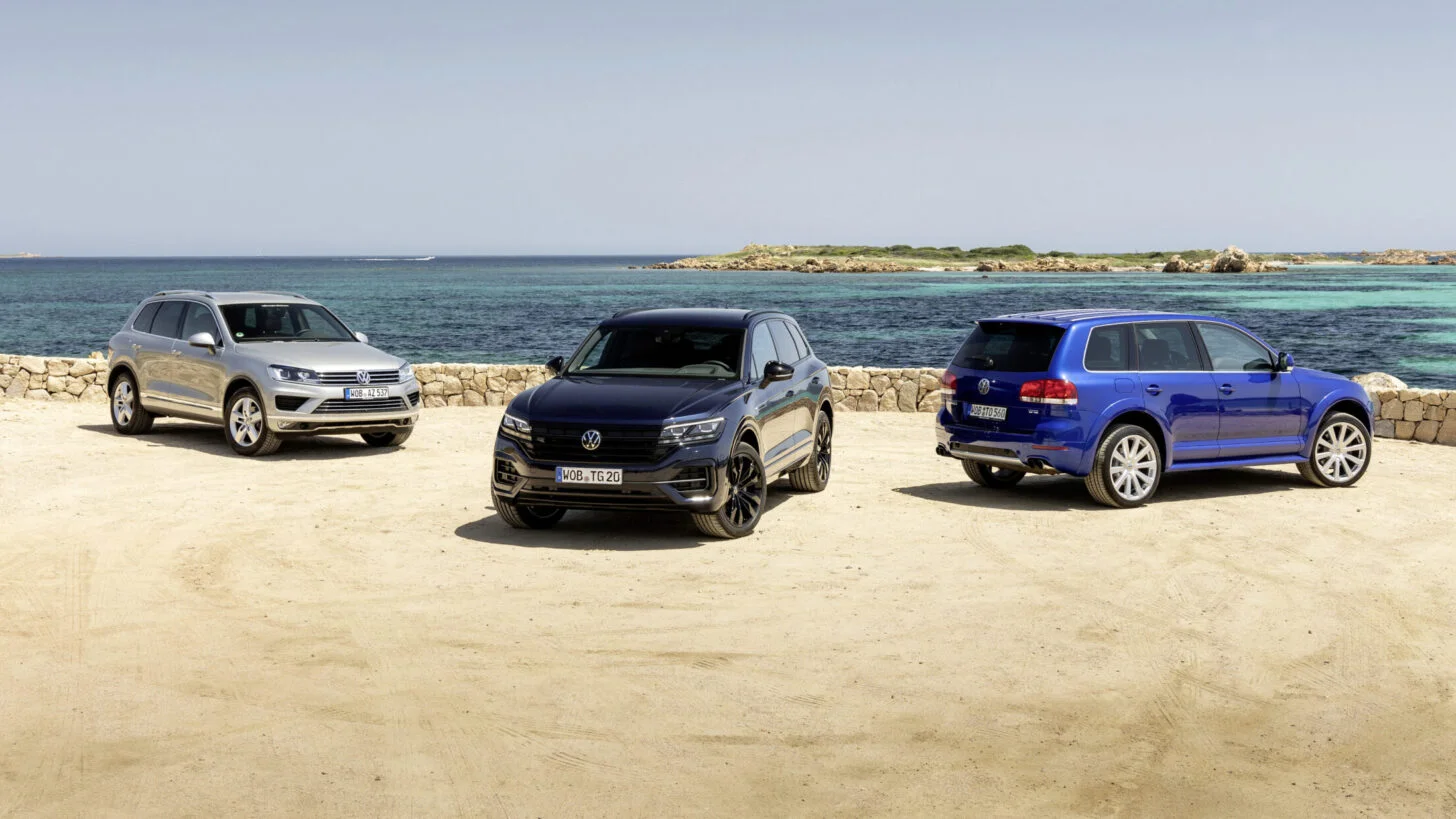 Volkswagen celebrated the 20th anniversary of the Touareg crossover