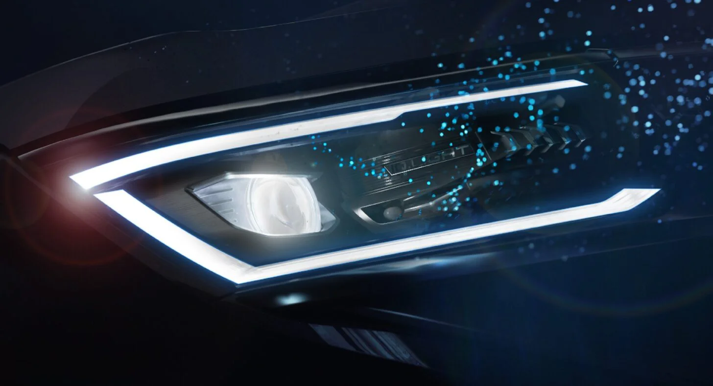 Volkswagen showed the headlights of the new Amarok: they will become "smart"