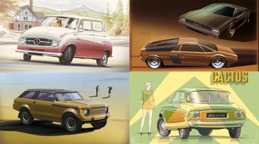 What would the modern cars in the past