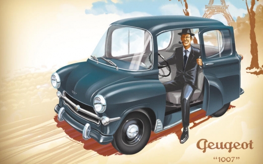 What would the modern cars in the past